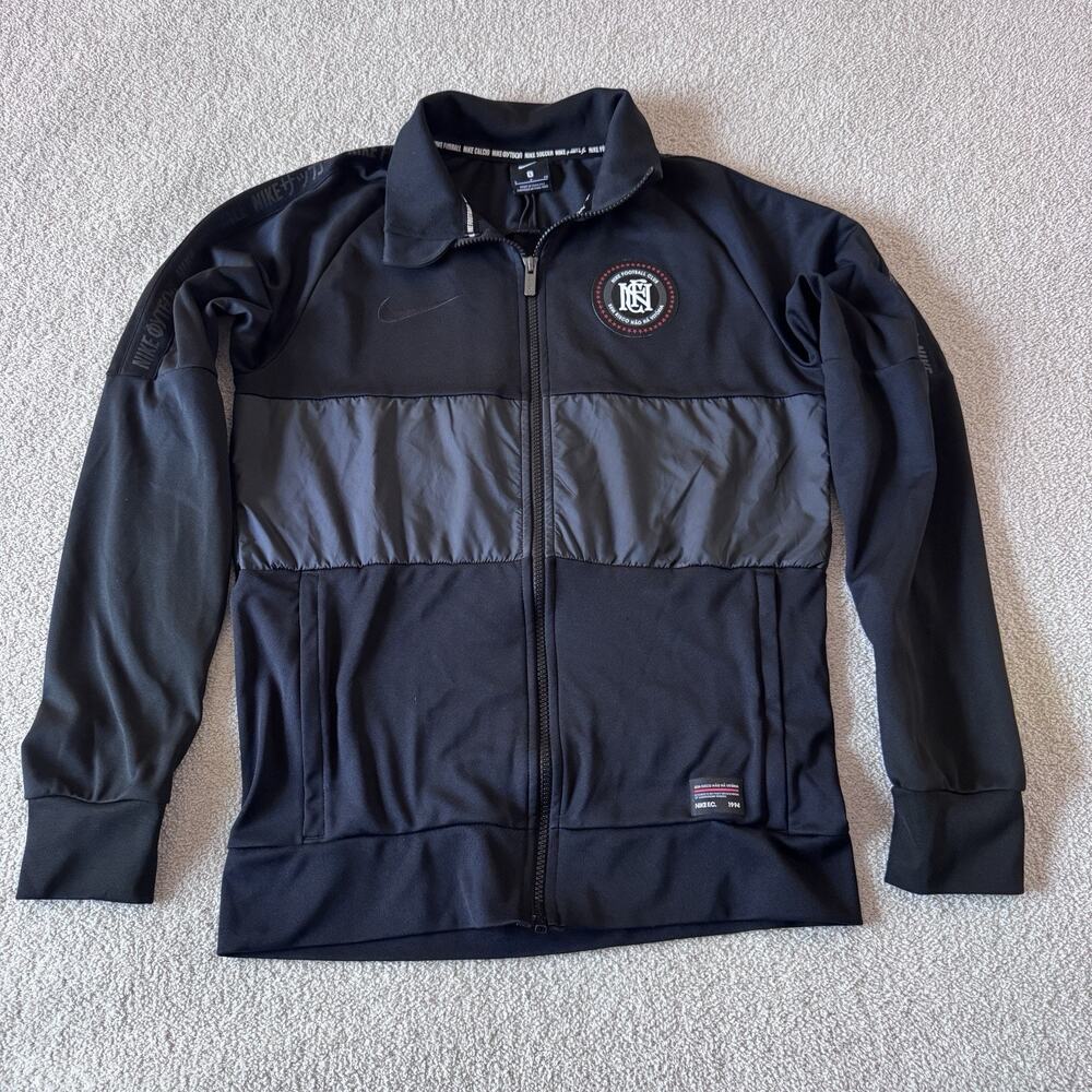Men’s S Nike Football Club Full Zip Jacket black